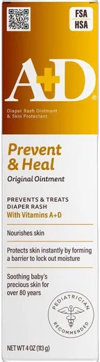 A+D Prevent + Heal Diaper Rash Ointment