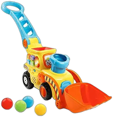 VTech Pop-a-Balls Push and Pop Bulldozer