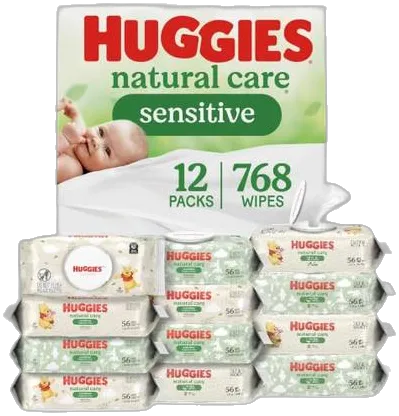 Huggies Natural Care Sensitive Baby Wipes